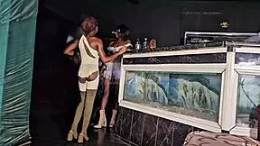 wet ebony besties dancing at nightclub get clothes ripped and drilled doggystyle by big black cocks