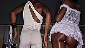 wet ebony besties dancing at nightclub get clothes ripped and drilled doggystyle by big black cocks