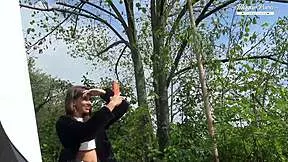 Lili Charmelle, ride that cock cowgirl style outdoors after your casting interview?