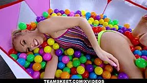 tiny sky pierce pigtails gag on monster cock facial cumshot blast 💦🍆😩