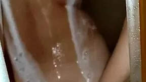 Caught Stepsister's Perfect Naked Body in Shower - Natural Big Tits and Sexy Ass on Full Display!