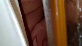 Caught Stepsister's Perfect Naked Body in Shower - Natural Big Tits and Sexy Ass on Full Display!