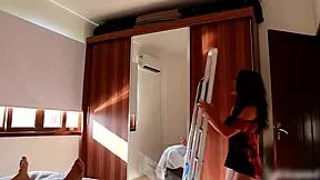 young latina with perfect body blows me rides cock and takes pussy pounding