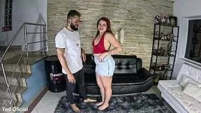 lingerie latina wife takes first time mmf anal threesome with ripped clothes