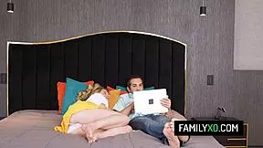 Wanna see my slutty stepdaughter and her Asian BFF fuck stepdad together?