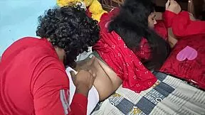 Indian step-sister's hands tied tight for deep hardcore anal in doggy with monster cock ass to mouth