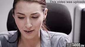 i stalk my latina milf boss's wife then bend her petite pussy over office desk for doggystyle monster cock