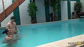 Hunt4k! Brunette Picked Up And Fucked Hard In Private Poolside Reality Czech Wife Cash!