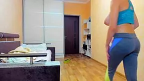 My Juicy Big Tits Bounce Wild in Acrobatic Dildo Titfuck and Pussy Masturbation Gymnastics!