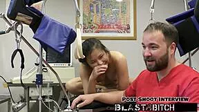 i'm the patient but doctor makes petite asian raya nguyen suck cock and ride in pov domination