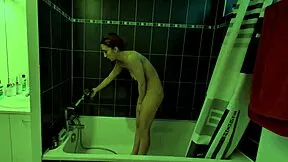 ohh damn these french big natural titted amateurs showering so sensually in hot homemade compilation woww