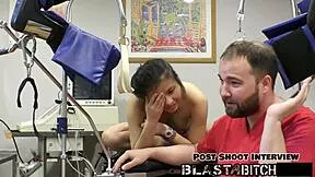 i'm the patient but doctor makes petite asian raya nguyen suck cock and ride in pov domination