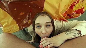 little step sis breezy bri rides cock to show thanks pov