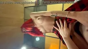 EMO SPINNER LEAH TEASES BLOWJOB BEFORE COWGIRL HARD DOGGIE IN CASTING!