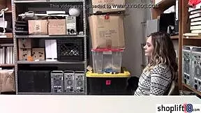 hot blonde teen 18+ tied up by cop for escape attempt blowjob monster cock