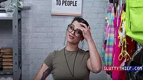 big ass military thief in thong gets punished singing cop's rough tune