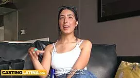 Acro Yoga Flows into Hardcore Sofa Pounding for Bubble Butt Latina!