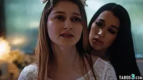 Hey alex coal, lick that big boobed bride's pussy?