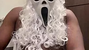 santa's so horny jerk that big cock close up till you nut moaning