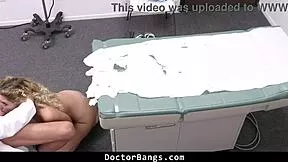 Shy nurse bends for doctor's monster cock in hospital