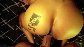 Annie Clementine begs for nerd's milk in her mouth but he creampies her tight pussy instead