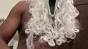 santa's so horny jerk that big cock close up till you nut moaning