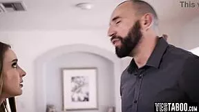hey step uncle's big dick pounds my hairy petite pussy so good