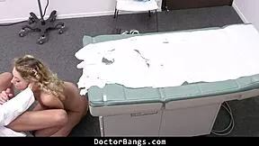 Shy nurse bends for doctor's monster cock in hospital