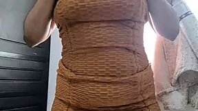 aww man, stepdaughter's bouncin that juicy latina ass on the dildo till she squirts everywhere soakin the sheets