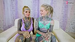 damn this inked goth teen's atm gaping threesome with pornstars is wild