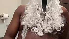 santa's so horny jerk that big cock close up till you nut moaning