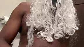 santa's so horny jerk that big cock close up till you nut moaning