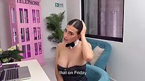 Young secretary really needs that BBC raise from boss in office? Interracial doggystyle pounding