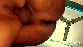 newly married couple rides cowgirl up close in their hindi wedding night video with intense rhythm