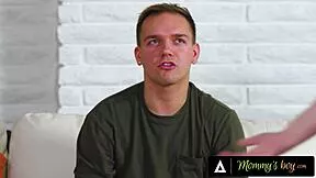 mommys boy gets jessica ryan's sweet pussy as makeup sex... riding cowgirl with cum on tits