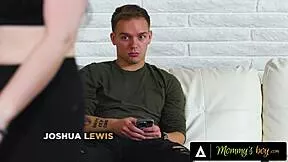 mommys boy gets jessica ryan's sweet pussy as makeup sex... riding cowgirl with cum on tits