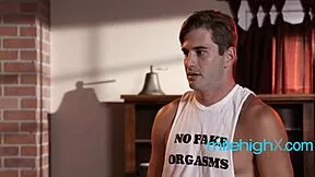 Phone sex girl fakes moans until neighbor makes her cum for real with sloppy licking! 😩💦