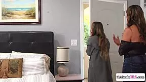 Stepdad aint fucking you anymore so horny milf mommy licks petite young hairy lesbian pussy scissoring tribbing cunilingus