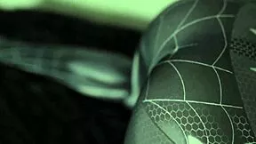 sexy indo brunette cosplays spiderman in lingerie then fucks bottle up huge ass 🍆🕷️