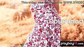 petite blonde teen angel sway strips clothes rips naked outdoor showing shaved juicy pussy and tits