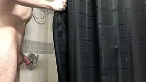 i'm your skinny femboy showering all obedient and horny just for you