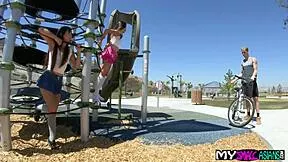 Vina Sky and Elle Voneva share foreign dick