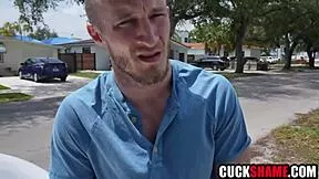 cuckold husband trades petite ebony wife for car accident fix