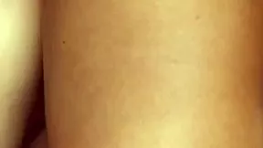 Latina teen rides fat cock hard anal creampie with stepbrother