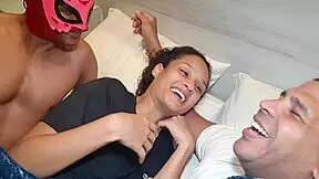 woke up with boyfriend and stripper fucking both again in wild threesome