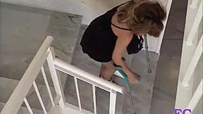 outdoor cast leg fetish spanking hurts so bad!!