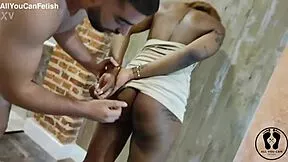 damn goddess ebony babe endures rough facefuck sidechick armpits fetish play 😈🍑🔥