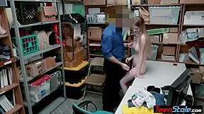 russian thief blonde petite punished doggystyle by corrupt cop big cock reality