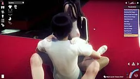 busty asian bunny girl sucks monster cock deep then takes creampie fill