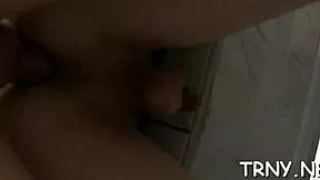 large jock tranny pounds anal creampie pov hardcore shemale blowjob